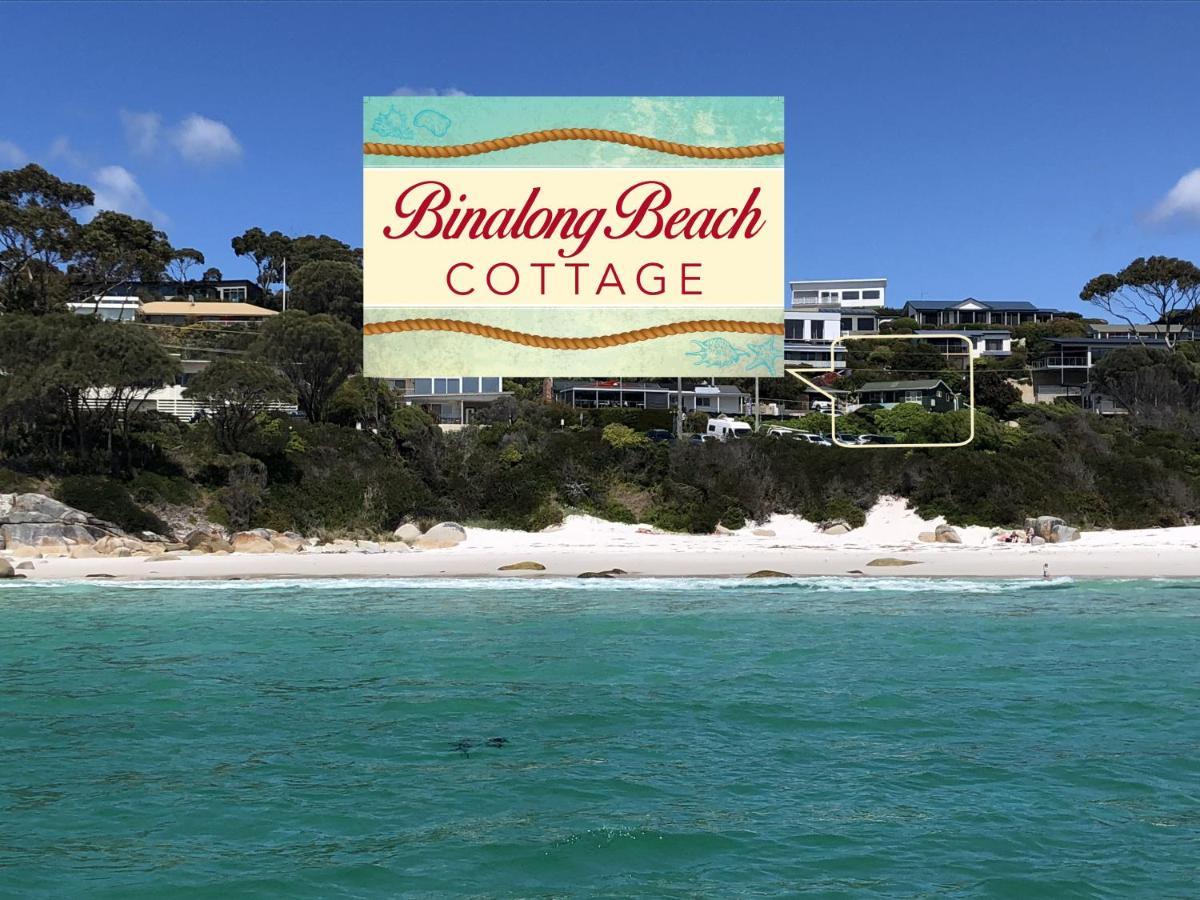 Binalong Beach Cottage Beachfront At Bay Of Fires Next To Restaurant Binalong Bay Bagian luar foto